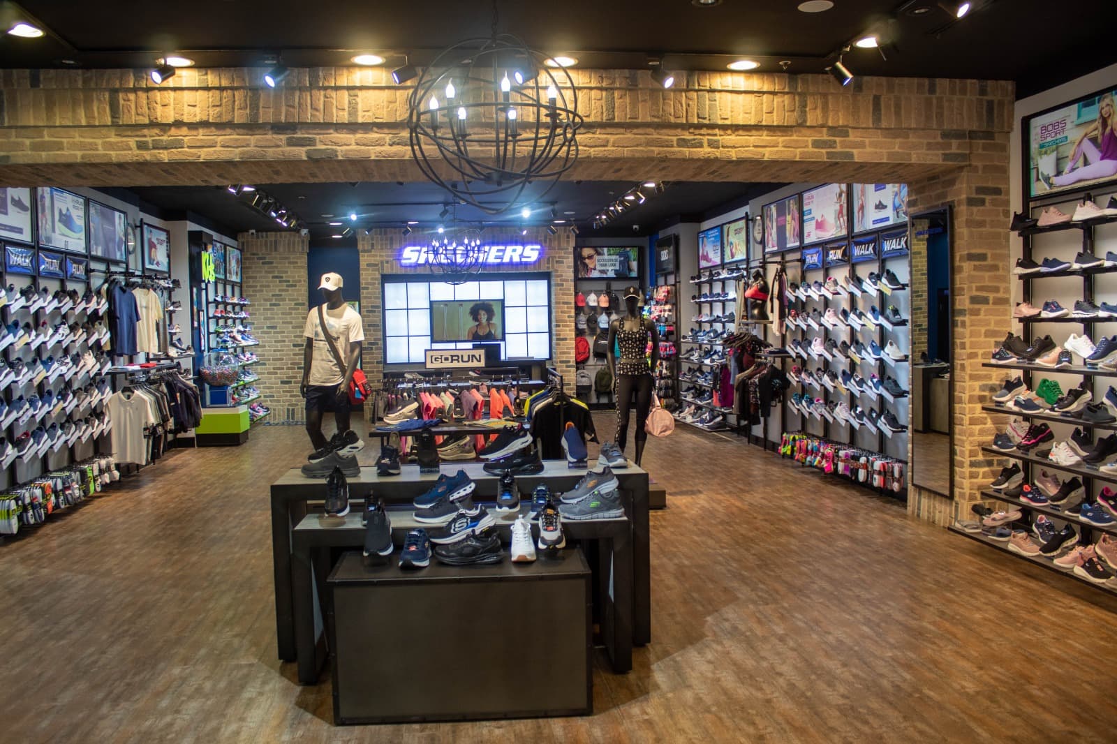 Skechers retail floor